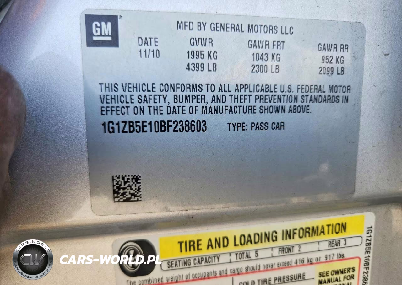 2011 Chevrolet Malibu Ls VIN:1G1ZB5E10BF238603 - 12