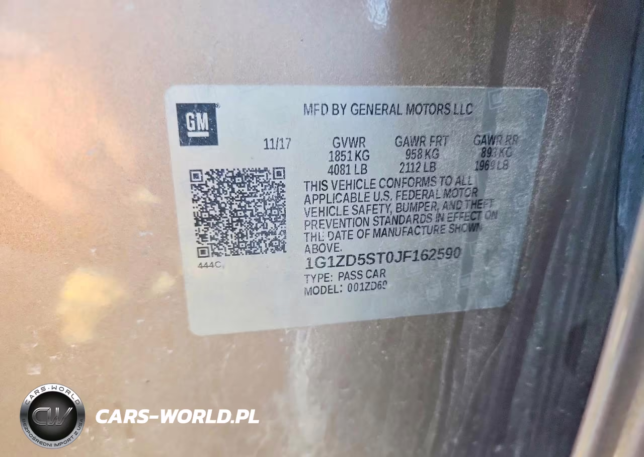 2018 Chevrolet Malibu Lt VIN:1G1ZD5ST0JF162590 - 12