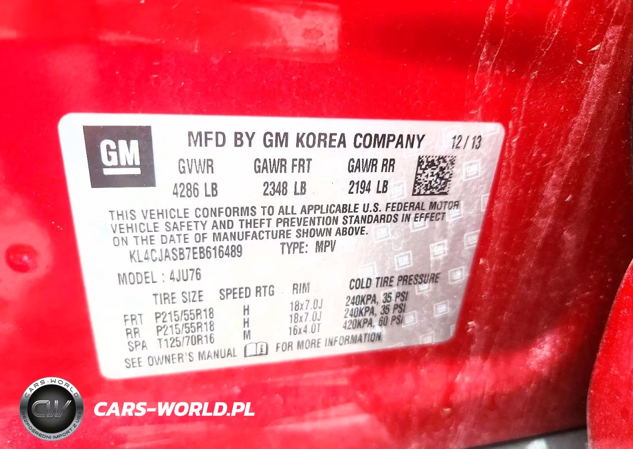 2014 Buick Encore VIN:KL4CJASB7EB616489 - 13