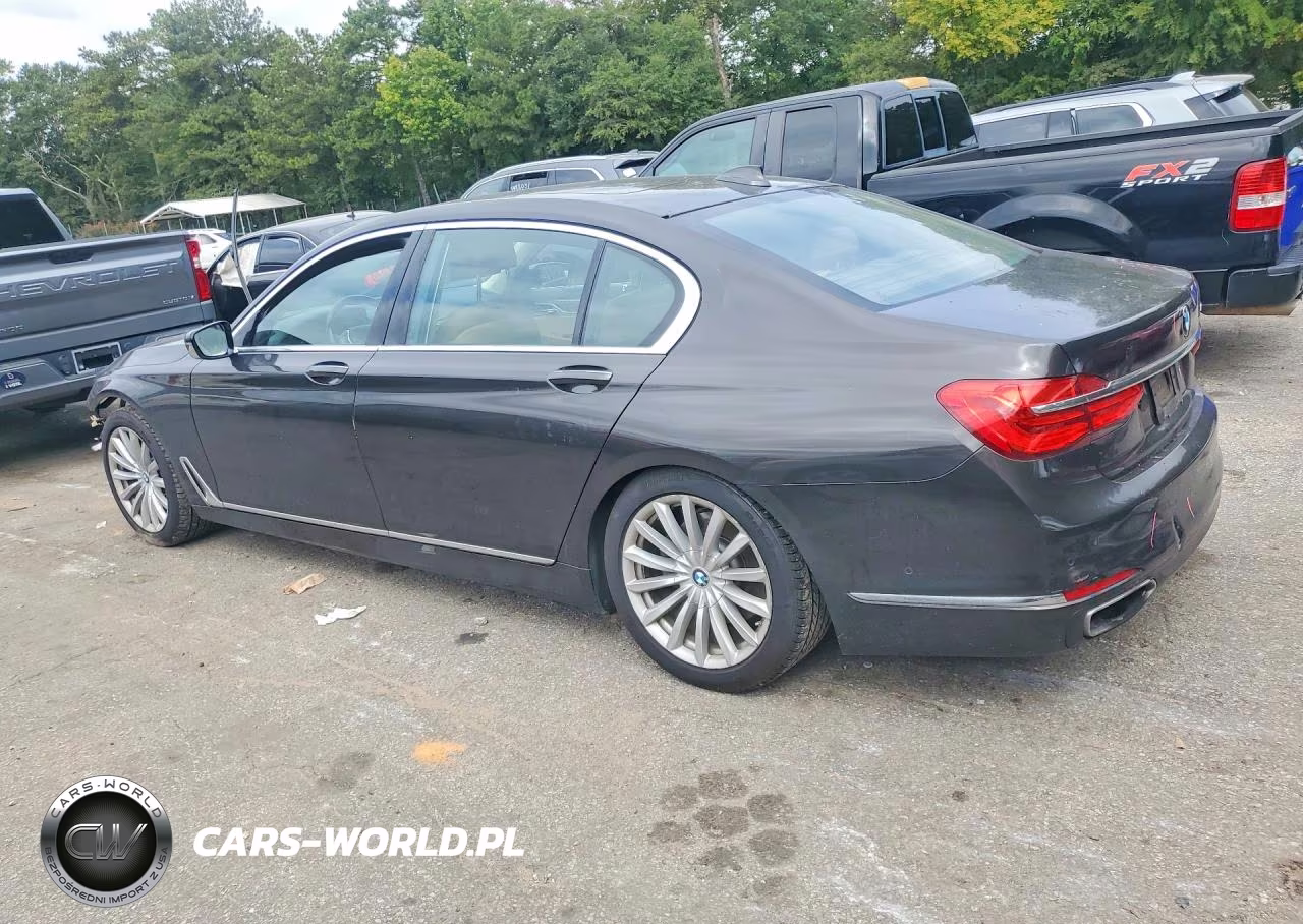 2016 BMW 740 I VIN:WBA7E2C54GG739017 - 2