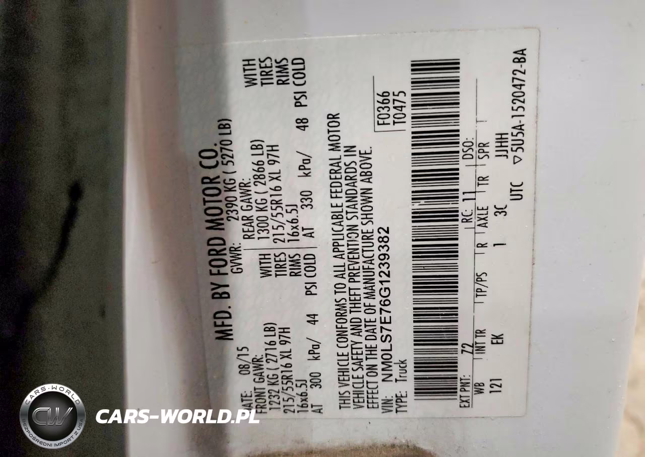 2016 Ford Transit Connect Xl VIN:NM0LS7E76G1239382 - 12