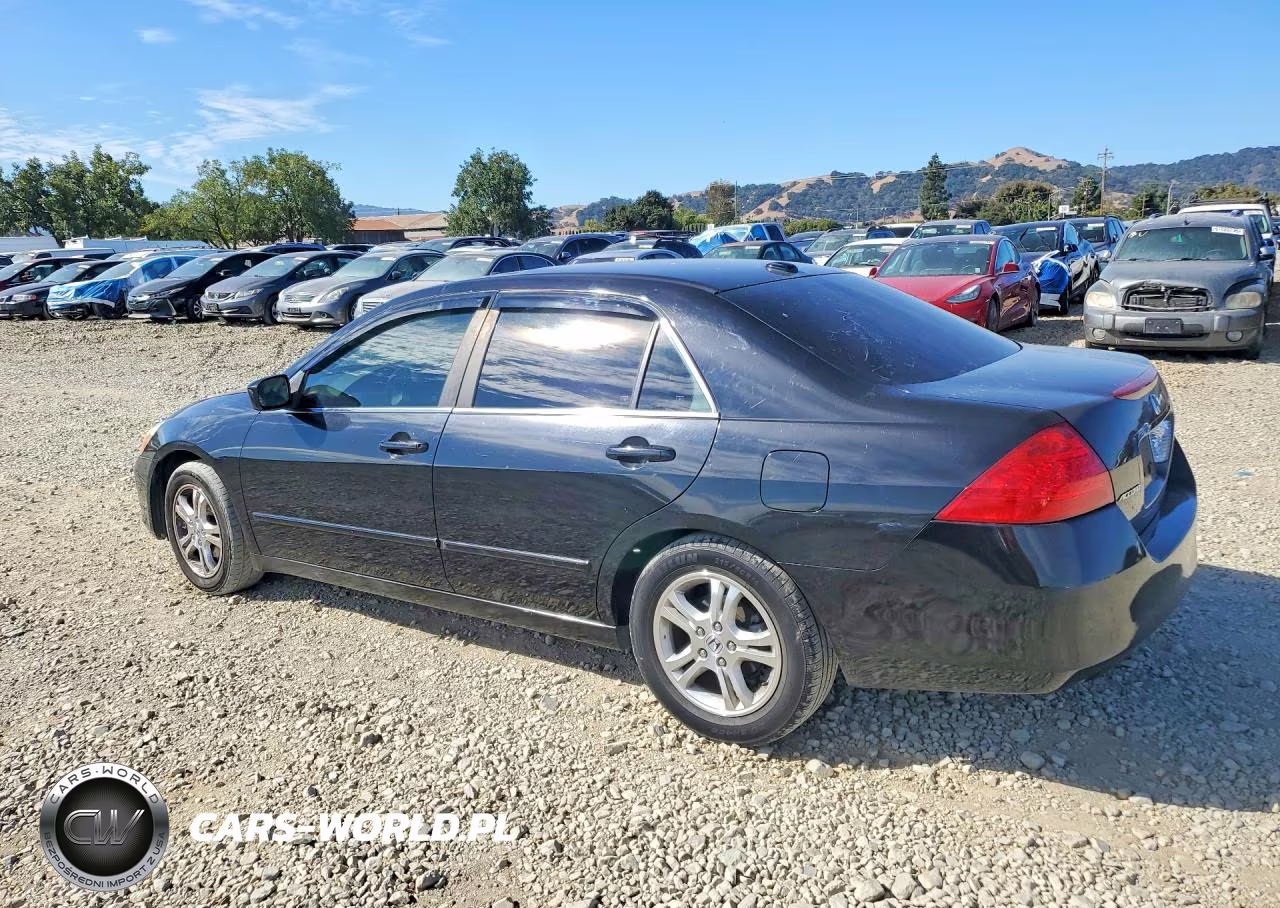2007 Honda Accord Ex VIN:JHMCM56897C002025 - 2