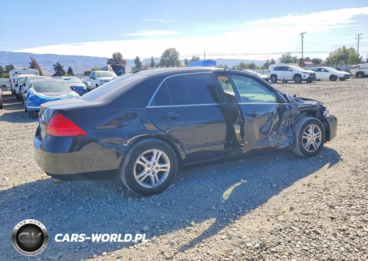 2007 Honda Accord Ex VIN:JHMCM56897C002025 - 3