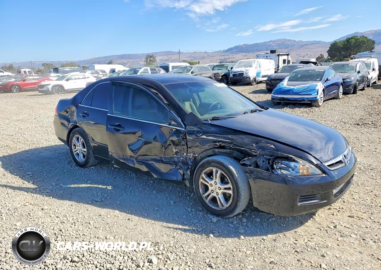 2007 Honda Accord Ex VIN:JHMCM56897C002025 - 4