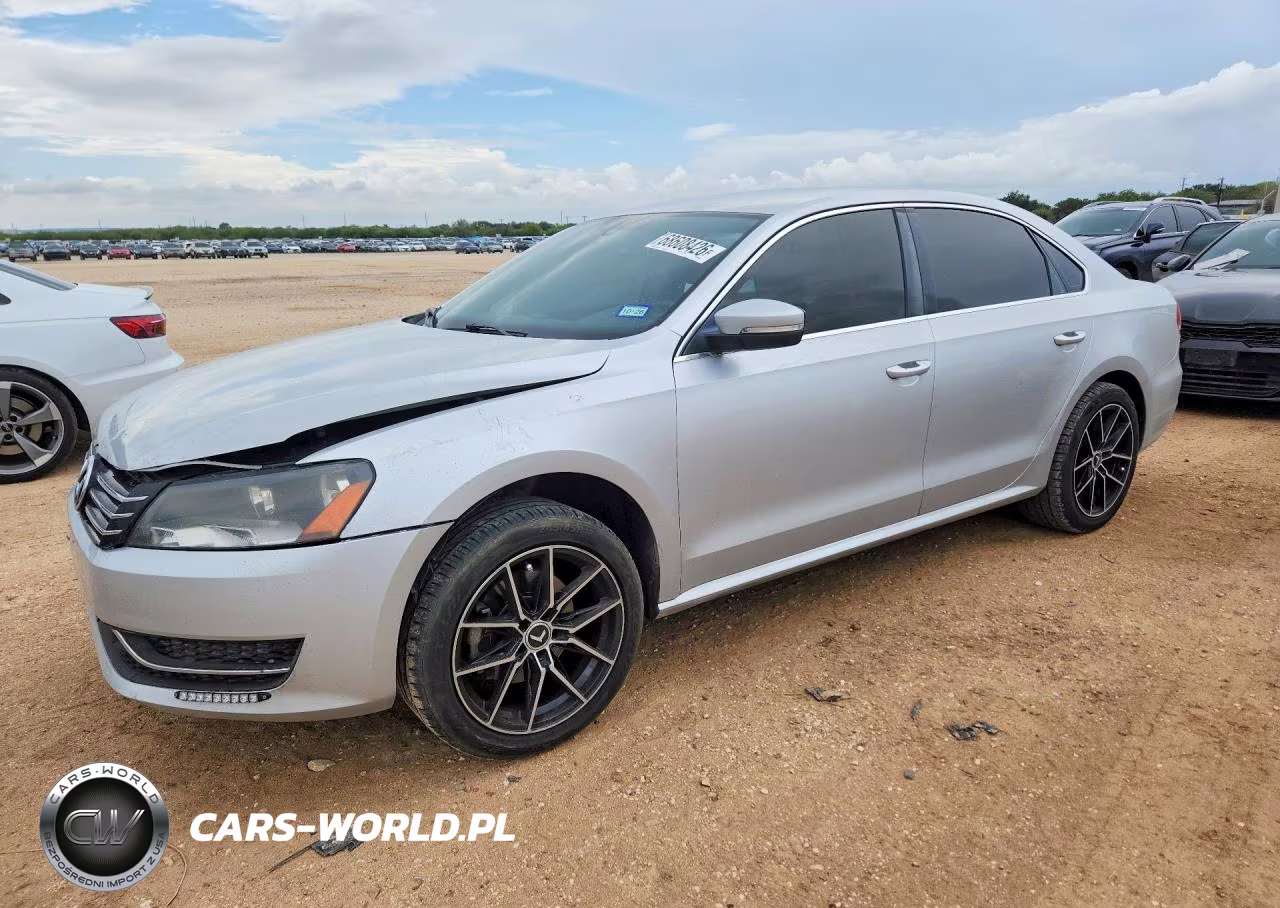 2014 Volkswagen Passat Se VIN:1VWBS7A32EC060529 - 1