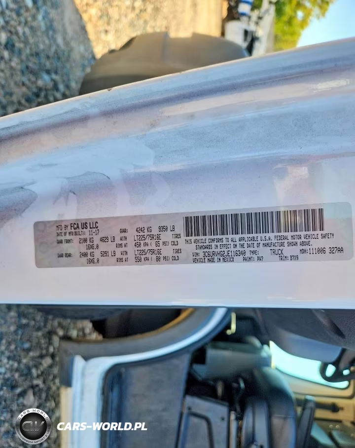 2018 Ram Promaster 3500 3500 High VIN:3C6URVHG2JE116340 - 13