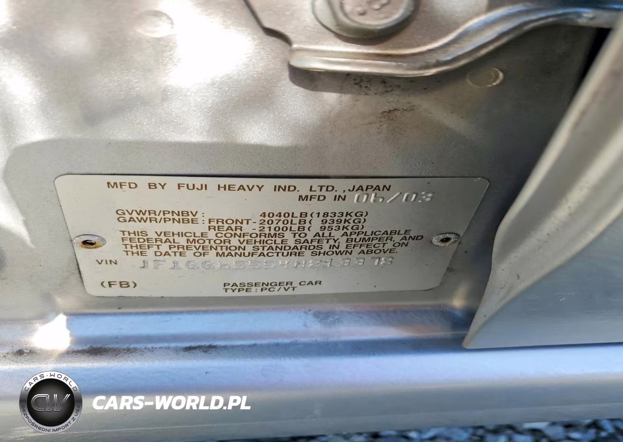 2004 Subaru Impreza Ts VIN:JF1GG65554H813378 - 12