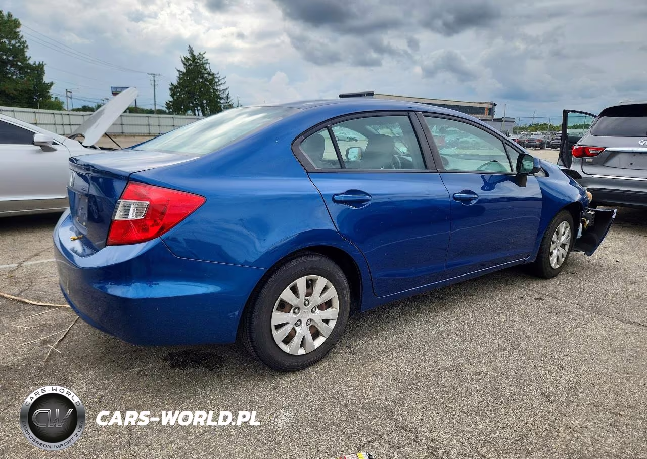 2012 Honda Civic Lx VIN:19XFB2F55CE075906 - 3