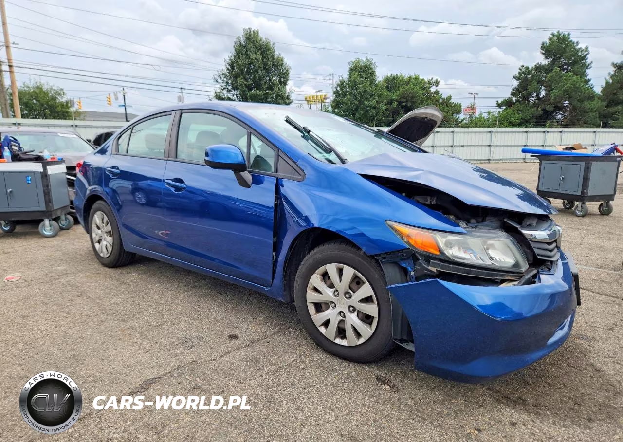 2012 Honda Civic Lx VIN:19XFB2F55CE075906 - 4