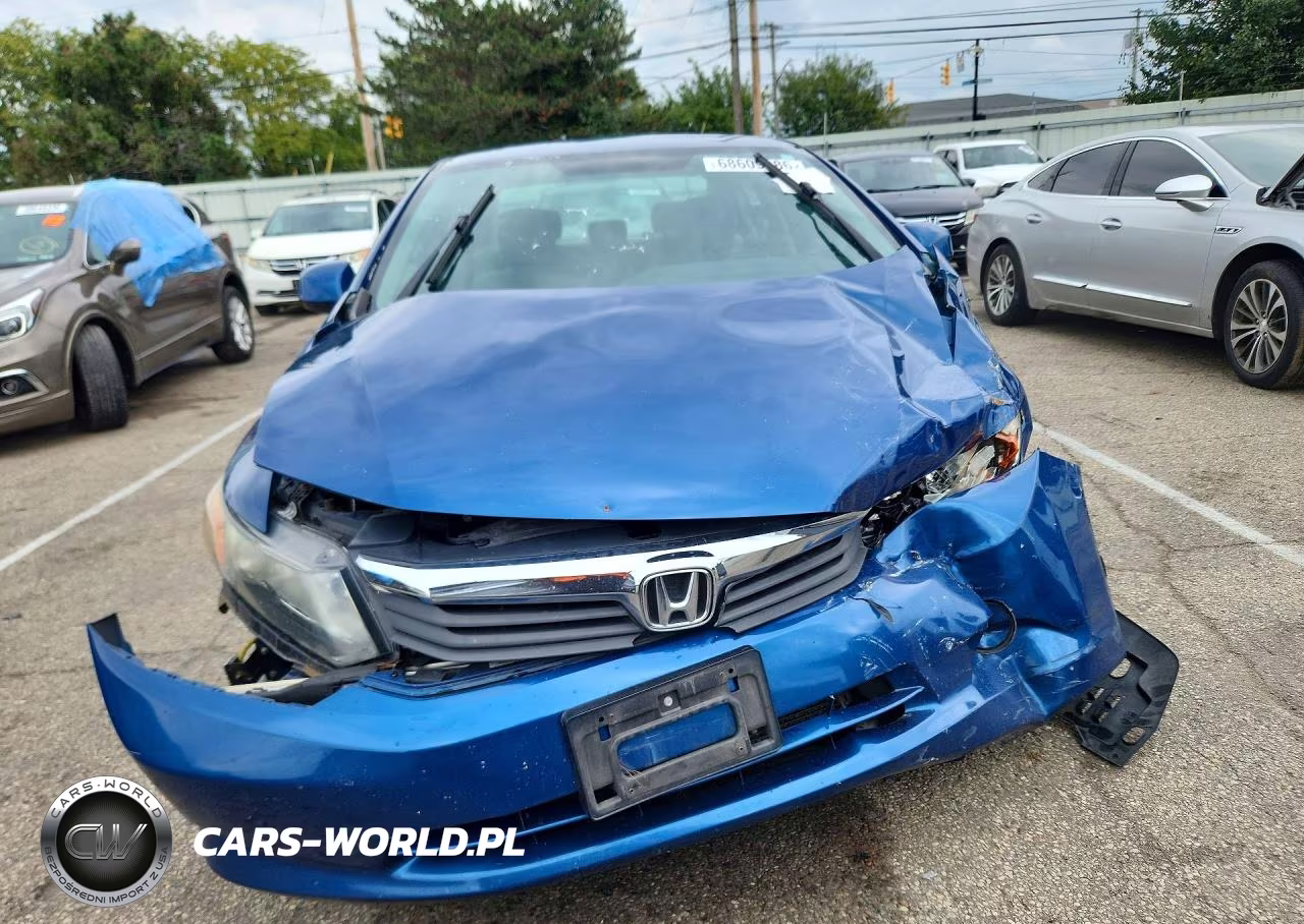 2012 Honda Civic Lx VIN:19XFB2F55CE075906 - 5