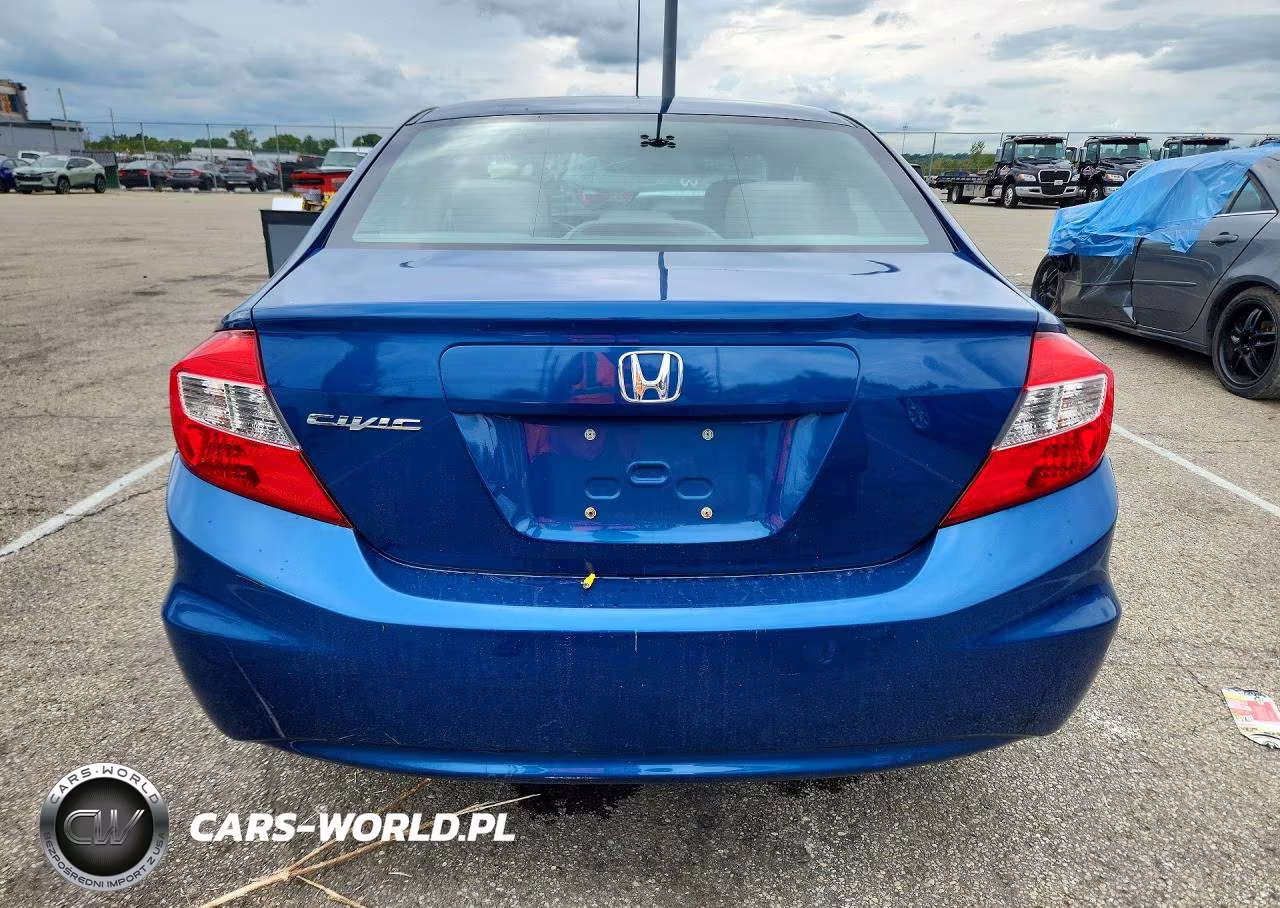 2012 Honda Civic Lx VIN:19XFB2F55CE075906 - 6