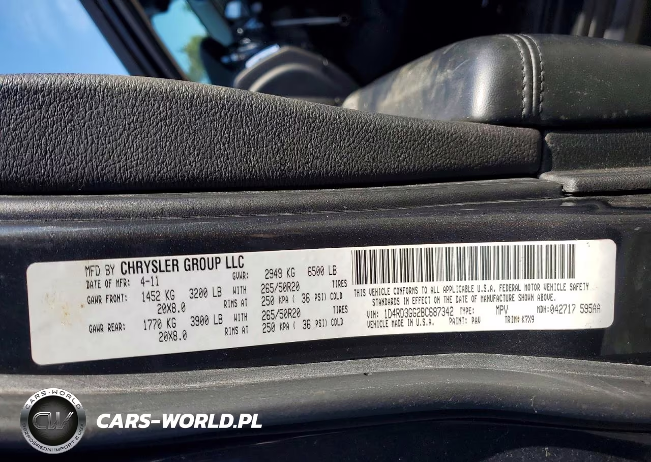 2011 Dodge Durango Heat VIN:1D4RD3GG2BC687342 - 13
