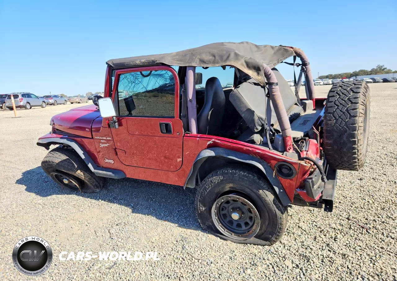 1999 Jeep Wrangler - Tj Sport VIN:1J4FY19S8XP454294 - 2