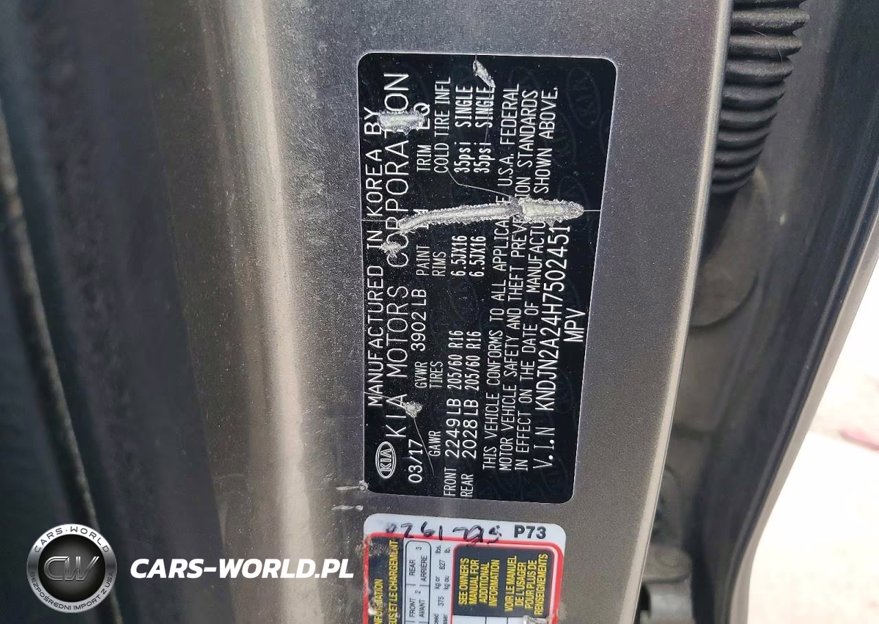 2017 Kia Soul Base VIN:KNDJN2A24H7502451 - 13