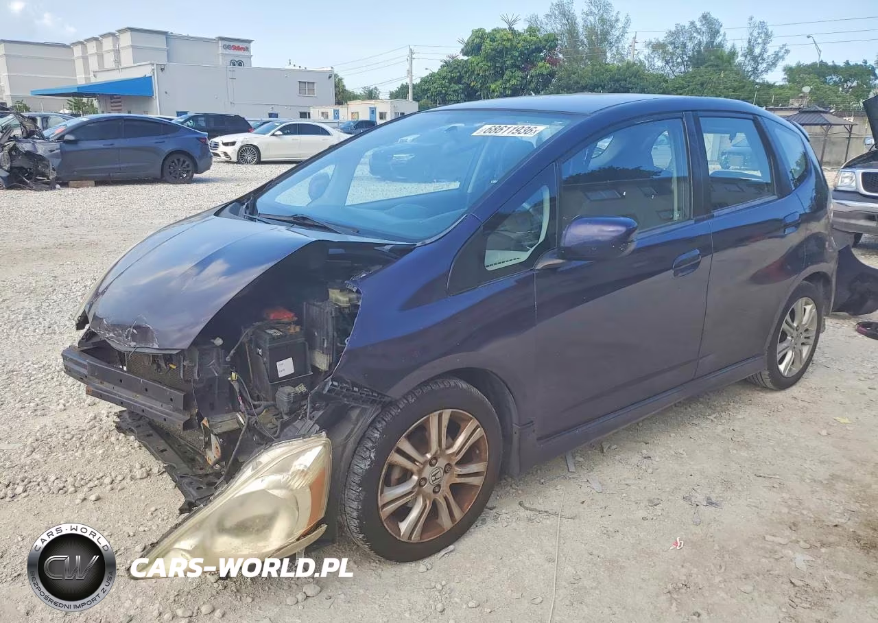 2009 Honda Fit Sport VIN:JHMGE88459S057817 - 1