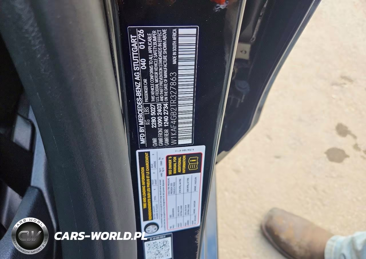 2026 Mercedes-Benz C 300 VIN:W1KAF4GB2TR327863 - 12