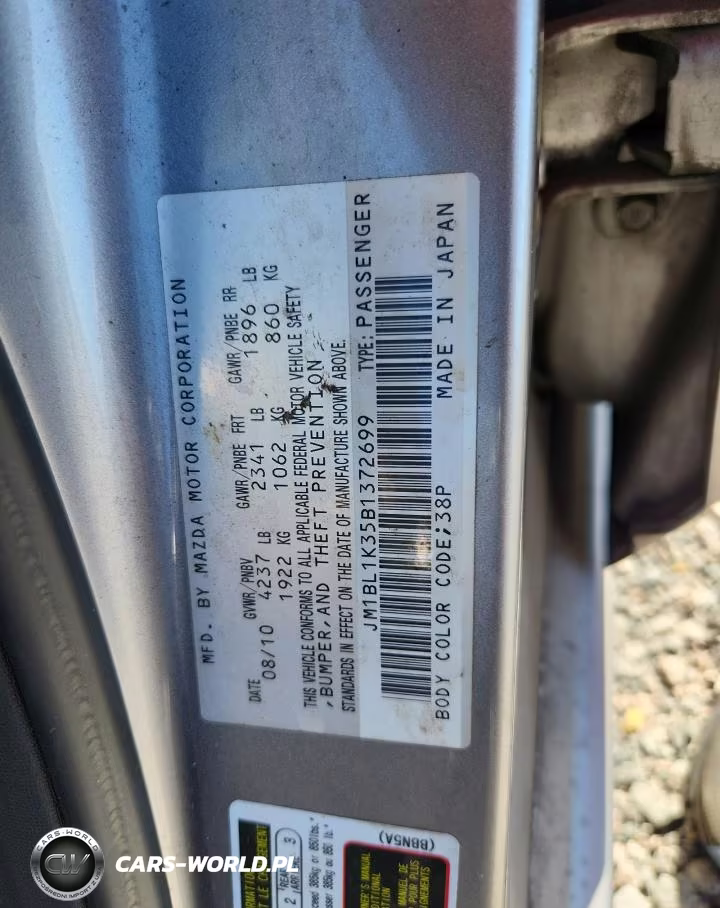 2011 Mazda Speed 3 VIN:JM1BL1K35B1372699 - 12