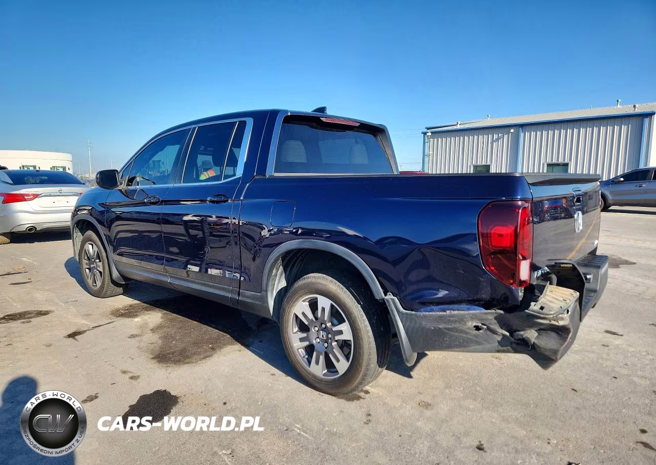2018 Honda Ridgeline Rtl VIN:5FPYK3F52JB011979 - 2