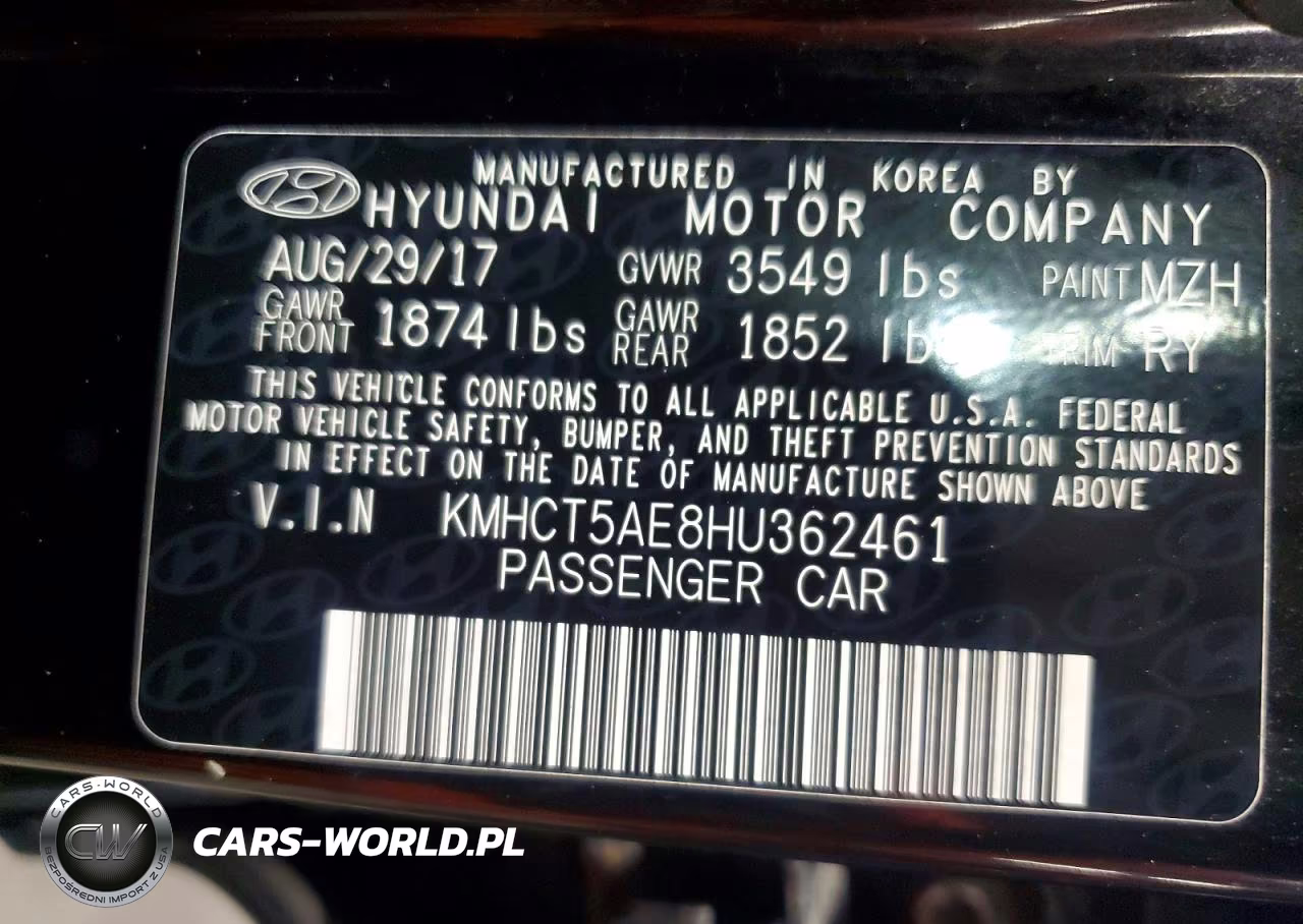 2017 Hyundai Accent Se VIN:KMHCT5AE8HU362461 - 12