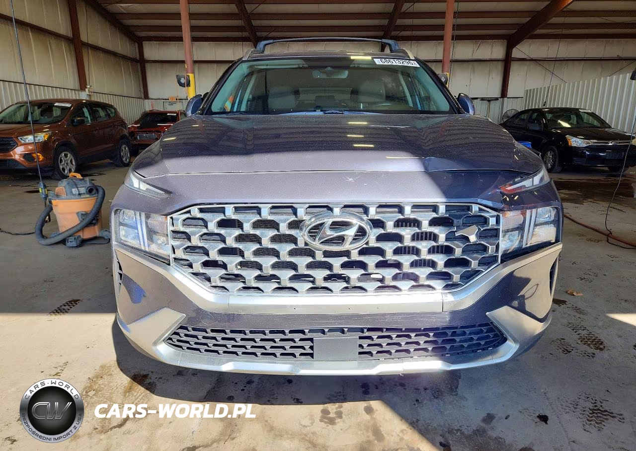 2021 Hyundai Santa Fe Blue VIN:KM8S2DA16MU013282 - 5