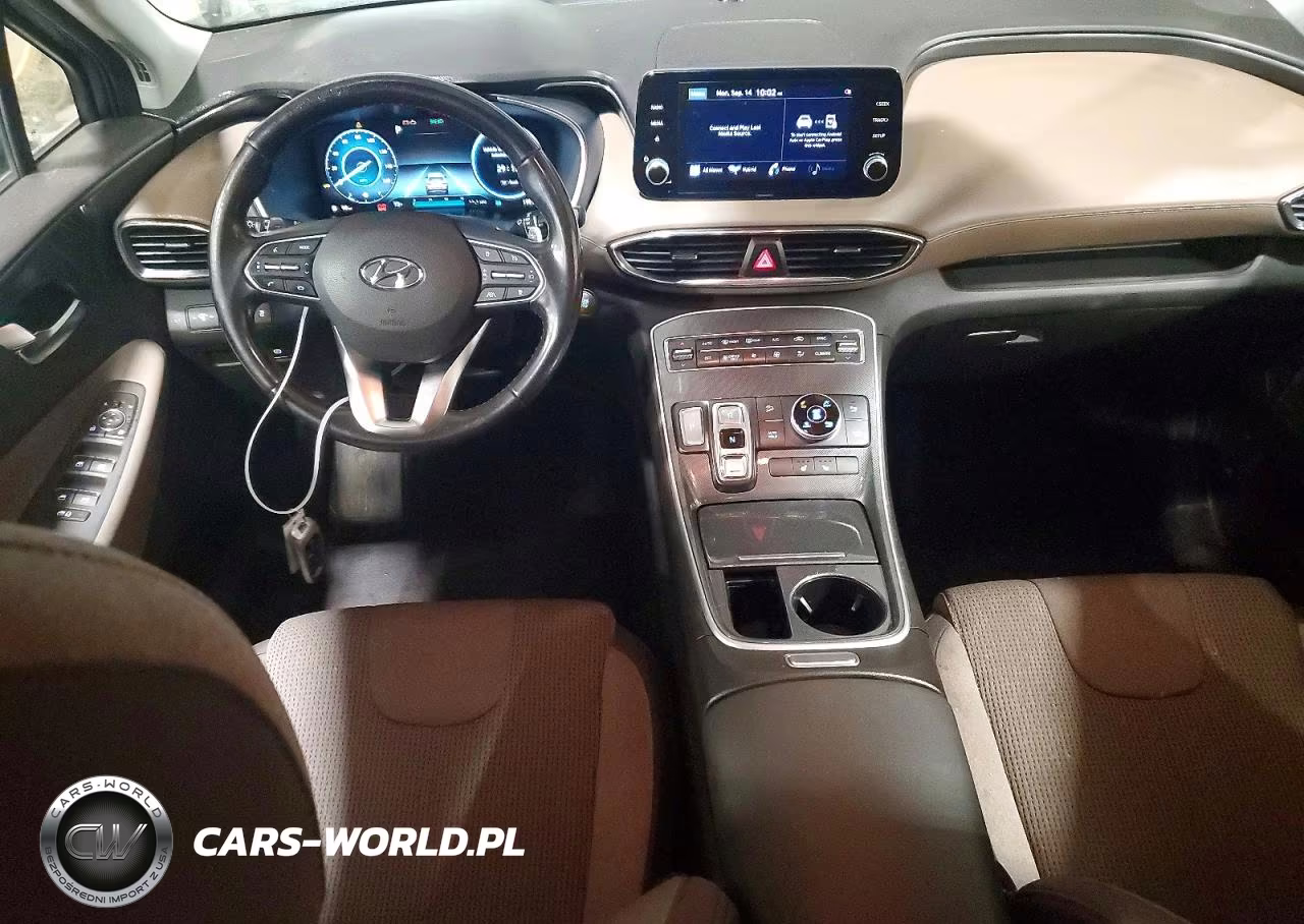 2021 Hyundai Santa Fe Blue VIN:KM8S2DA16MU013282 - 8