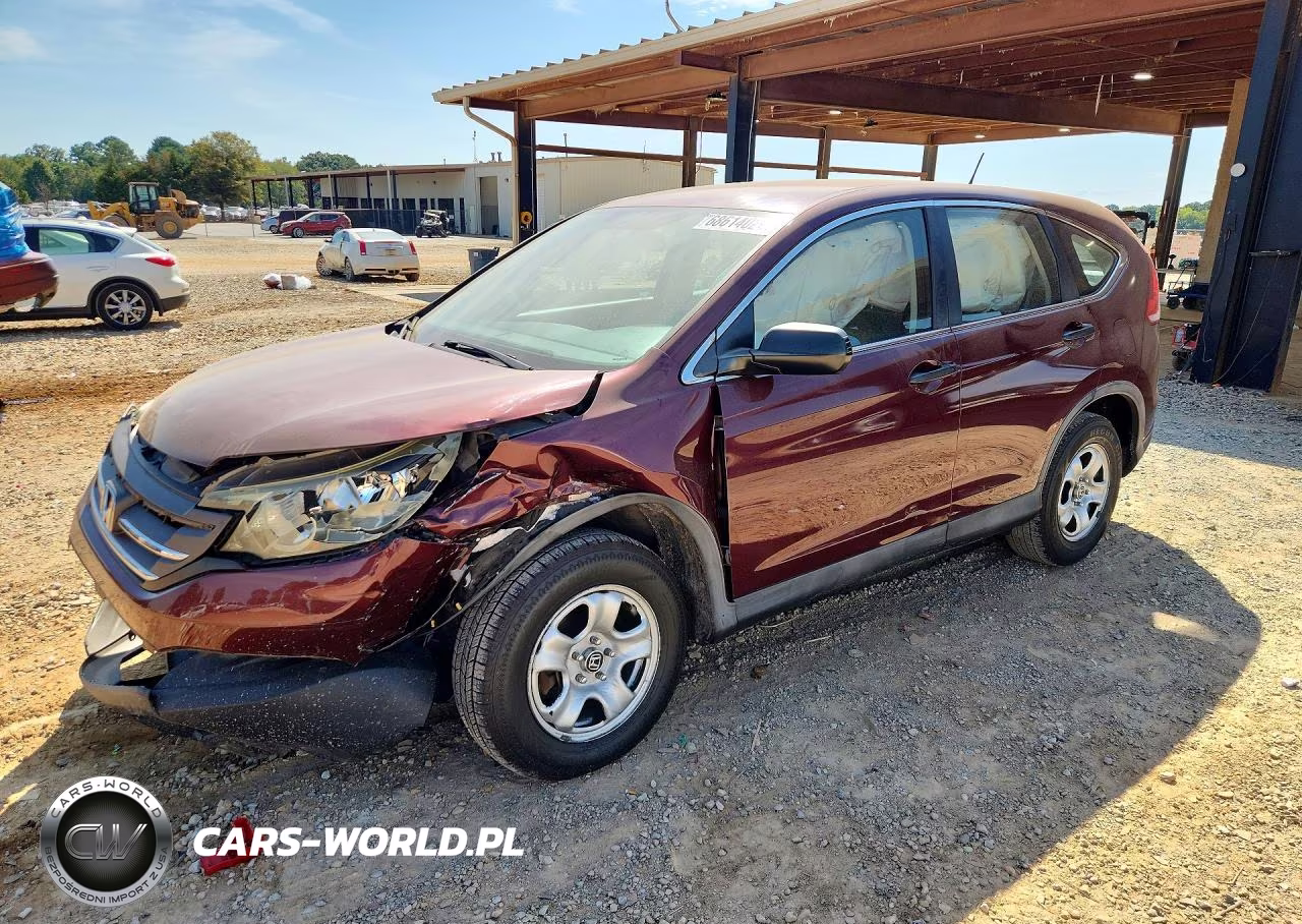 2014 Honda Cr-V Lx VIN:5J6RM3H3XEL024382 - 1
