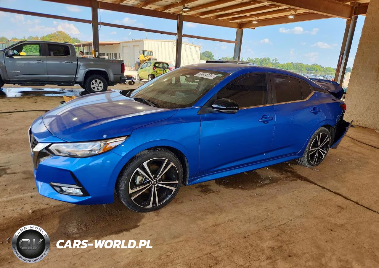 2021 Nissan Sentra Sr VIN:3N1AB8DV9MY247907 - 1