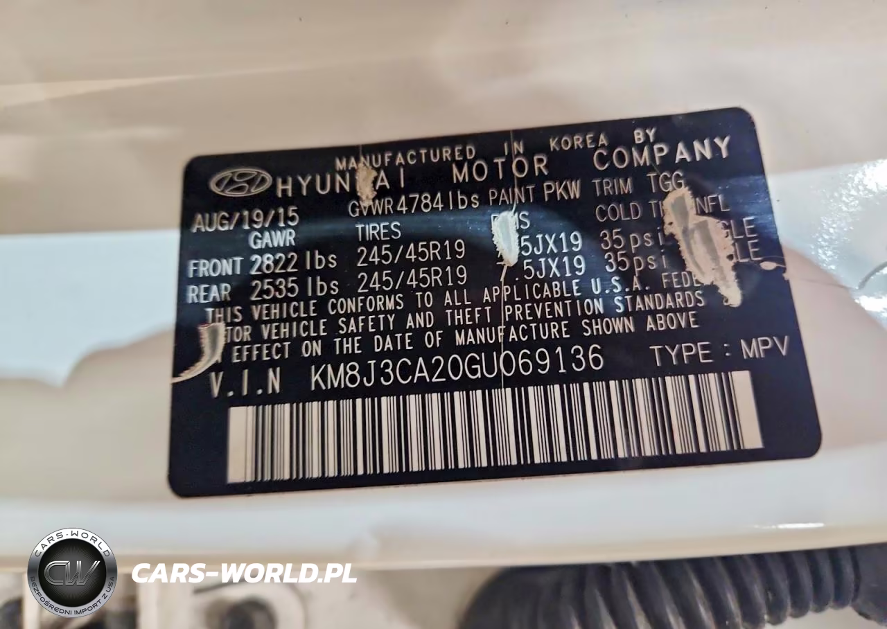 2016 Hyundai Tucson Sport VIN:KM8J3CA20GU069136 - 13