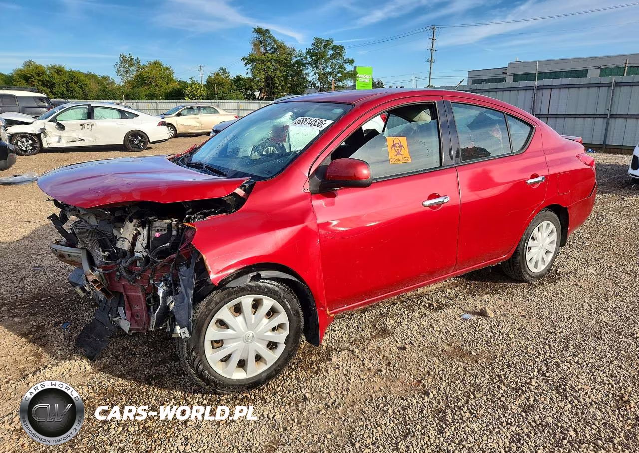 2014 Nissan Versa 1.6 S VIN:3N1CN7AP1EL826386 - 1