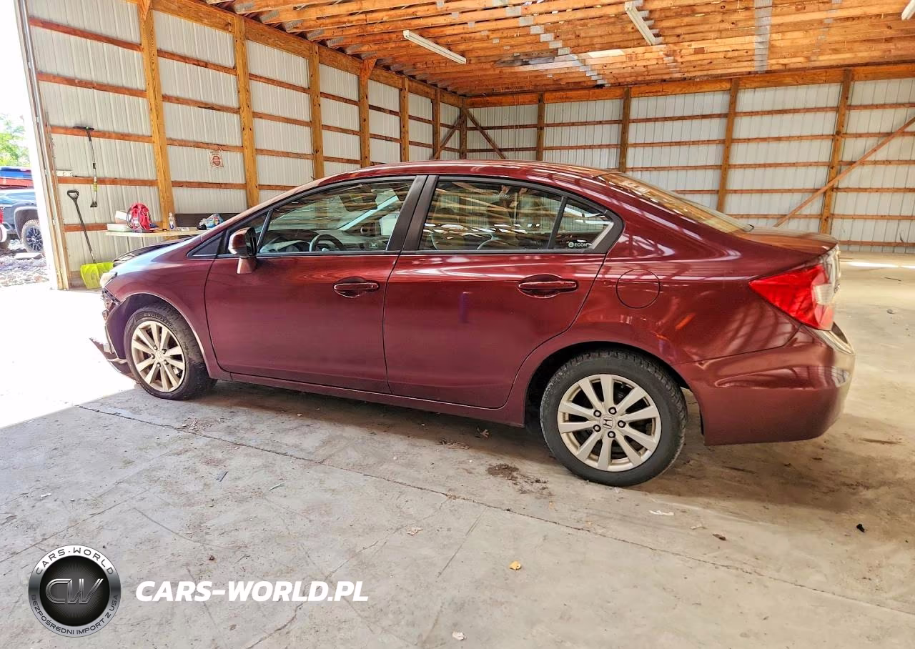2012 Honda Civic Ex VIN:2HGFB2F87CH542744 - 2