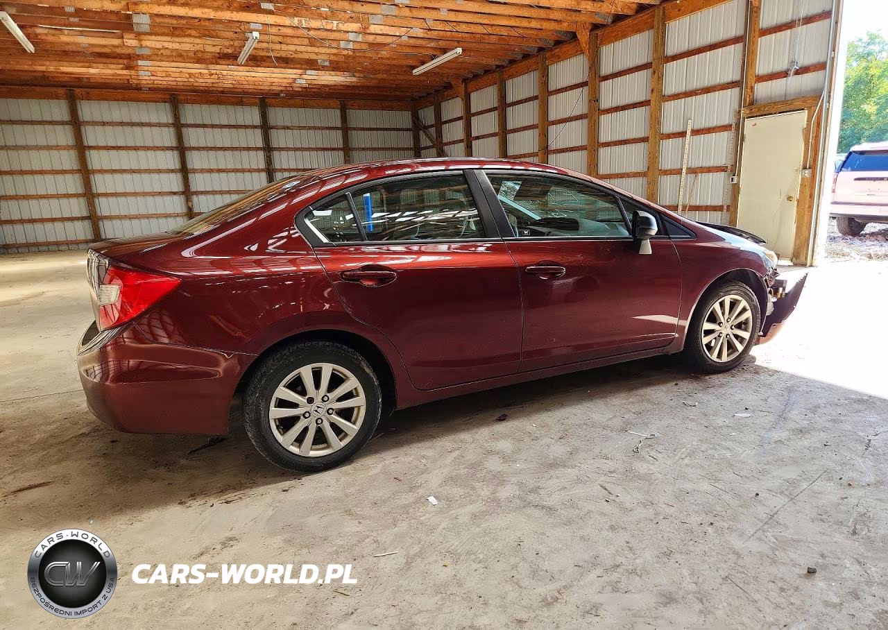 2012 Honda Civic Ex VIN:2HGFB2F87CH542744 - 3