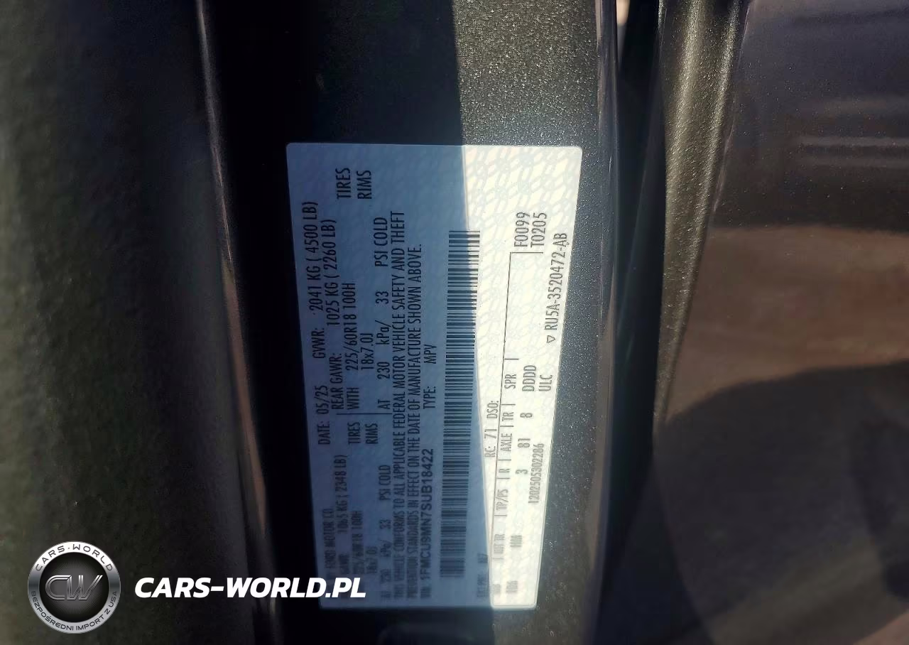 2025 Ford Escape St Line VIN:1FMCU9MN7SUB18422 - 14