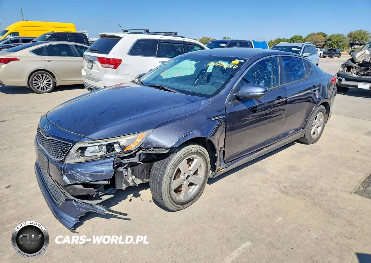 2015 Kia Optima Lx VIN:5XXGM4A72FG412319 - 1