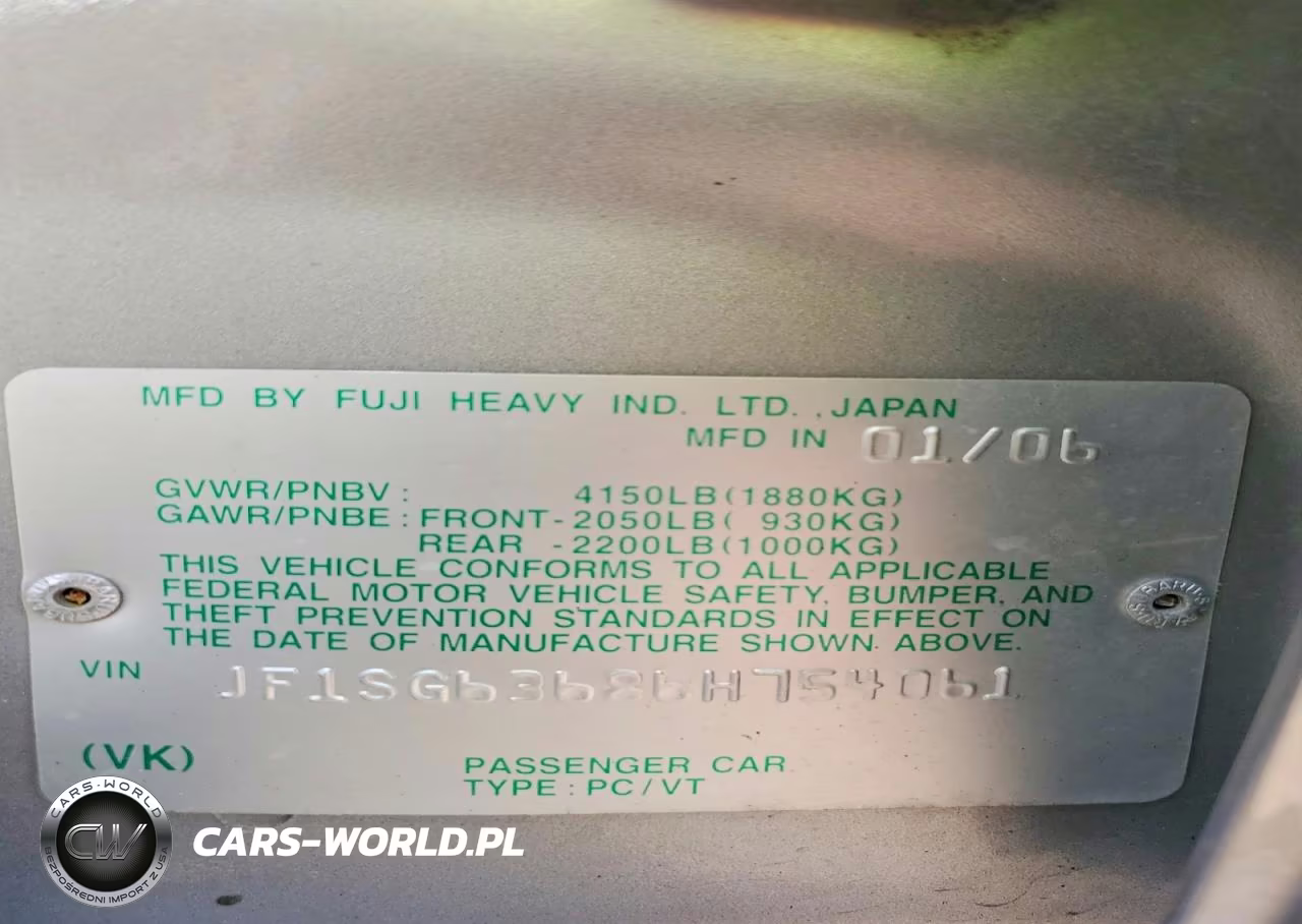 2006 Subaru Forester 2.5X VIN:JF1SG63686H754061 - 12