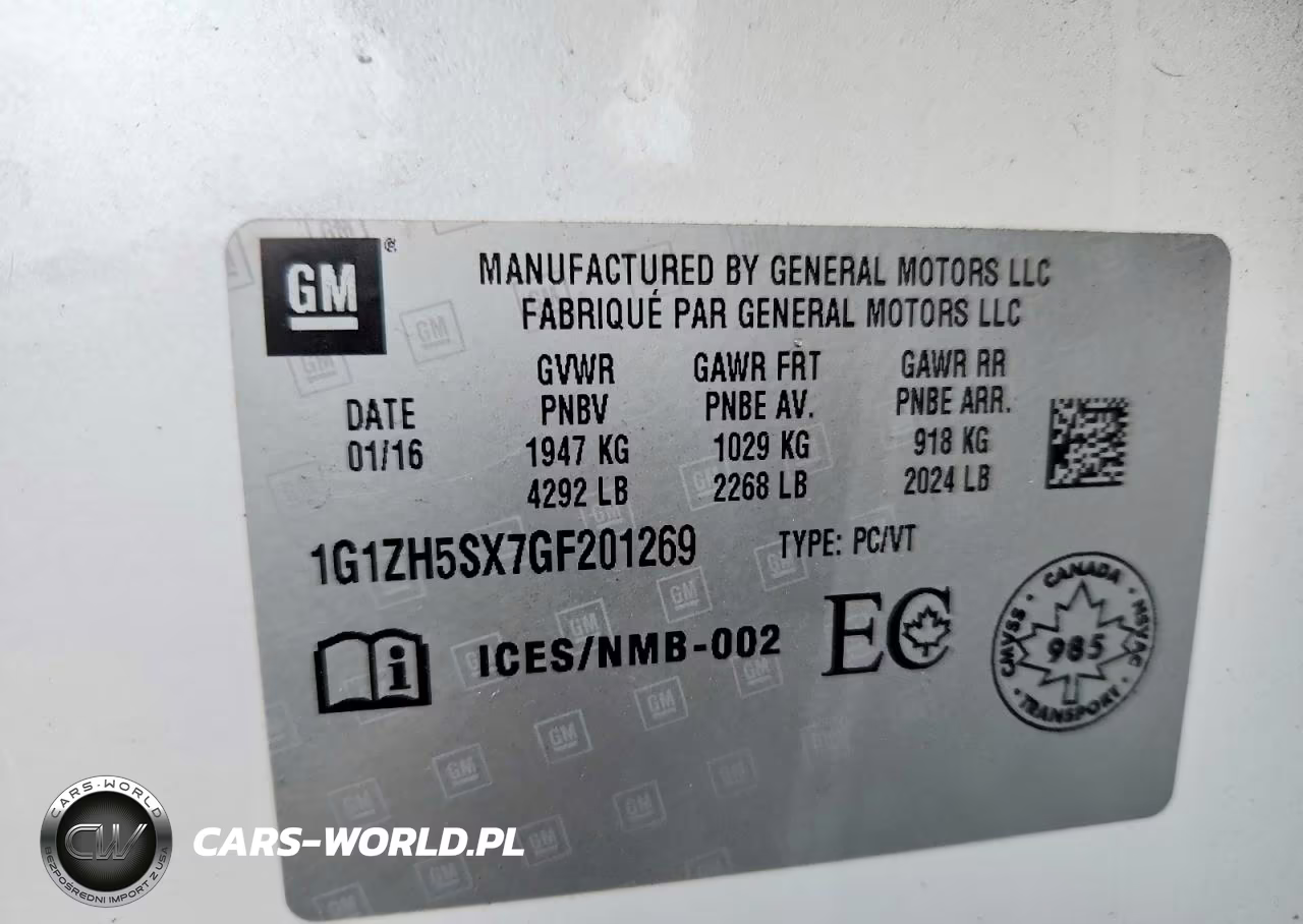 2016 Chevrolet Malibu Premier VIN:1G1ZH5SX7GF201269 - 12