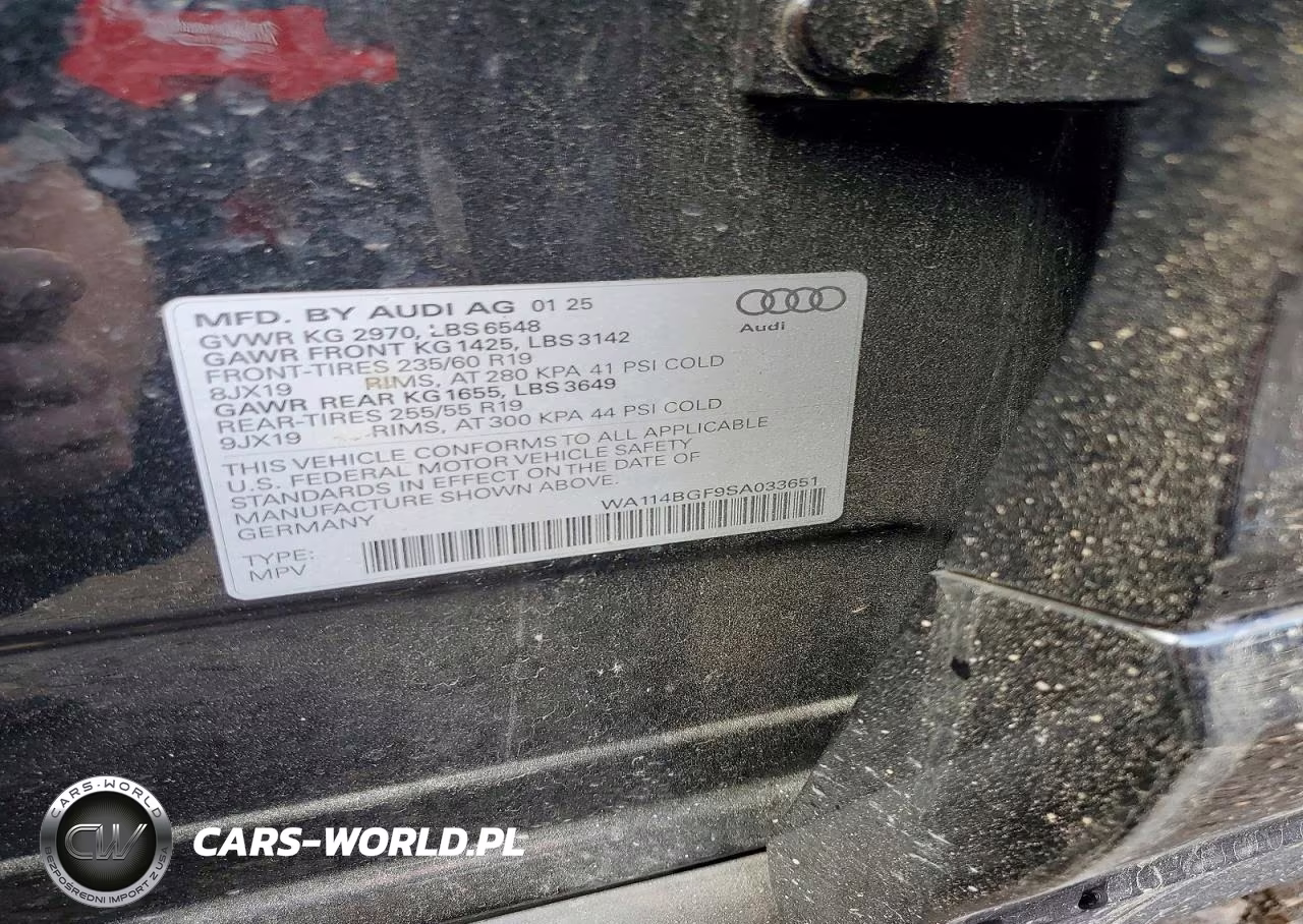 2025 Audi Q6 E-Tron Premium VIN:WA114BGF9SA033651 - 14