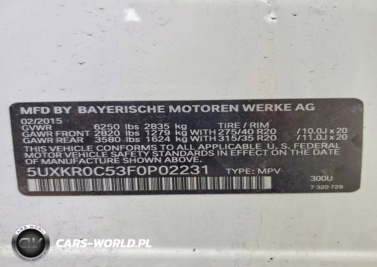 2015 BMW X5 xDrive35I VIN:5UXKR0C53F0P02231 - 13