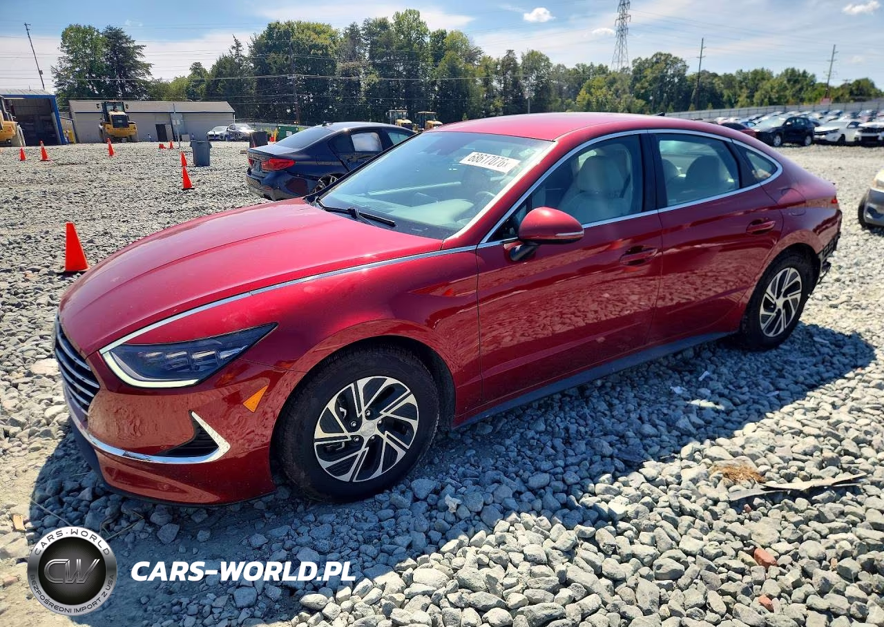 2023 Hyundai Sonata Hybrid Blue VIN:KMHL24JJ6PA067627 - 1