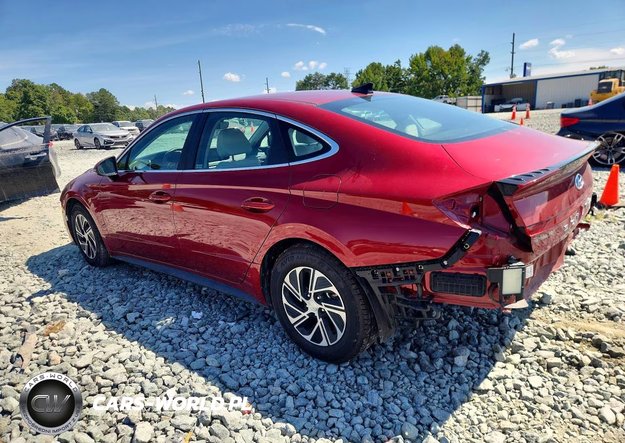 2023 Hyundai Sonata Hybrid Blue VIN:KMHL24JJ6PA067627 - 2