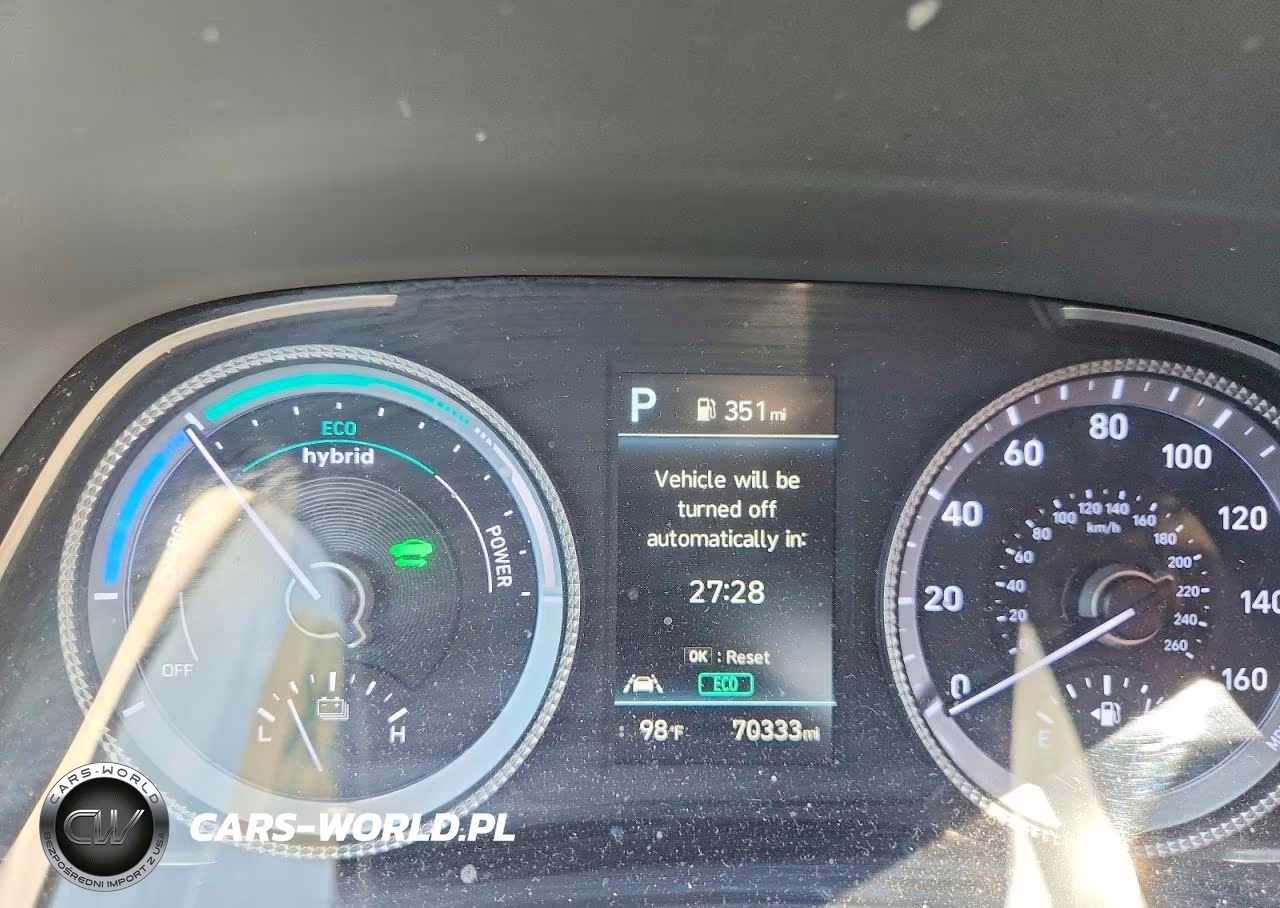 2023 Hyundai Sonata Hybrid Blue VIN:KMHL24JJ6PA067627 - 9