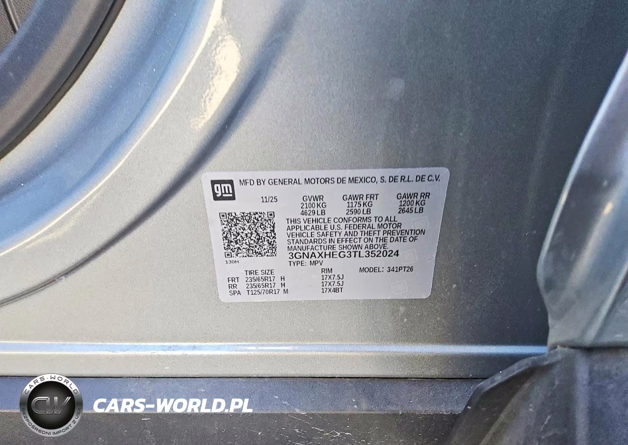 2026 Chevrolet Equinox Lt VIN:3GNAXHEG3TL352024 - 14