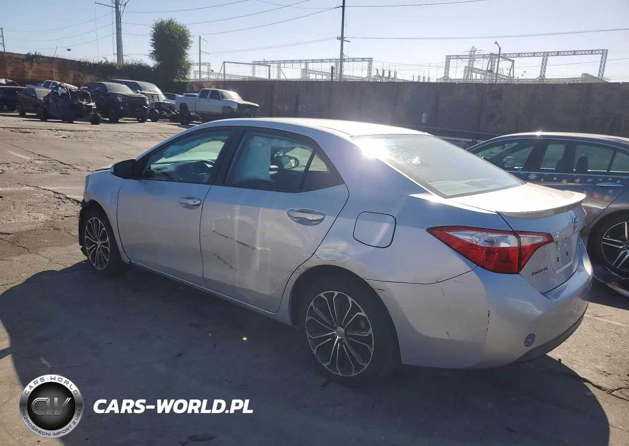 2015 Toyota Corolla S Plus VIN:5YFBURHE6FP237186 - 2