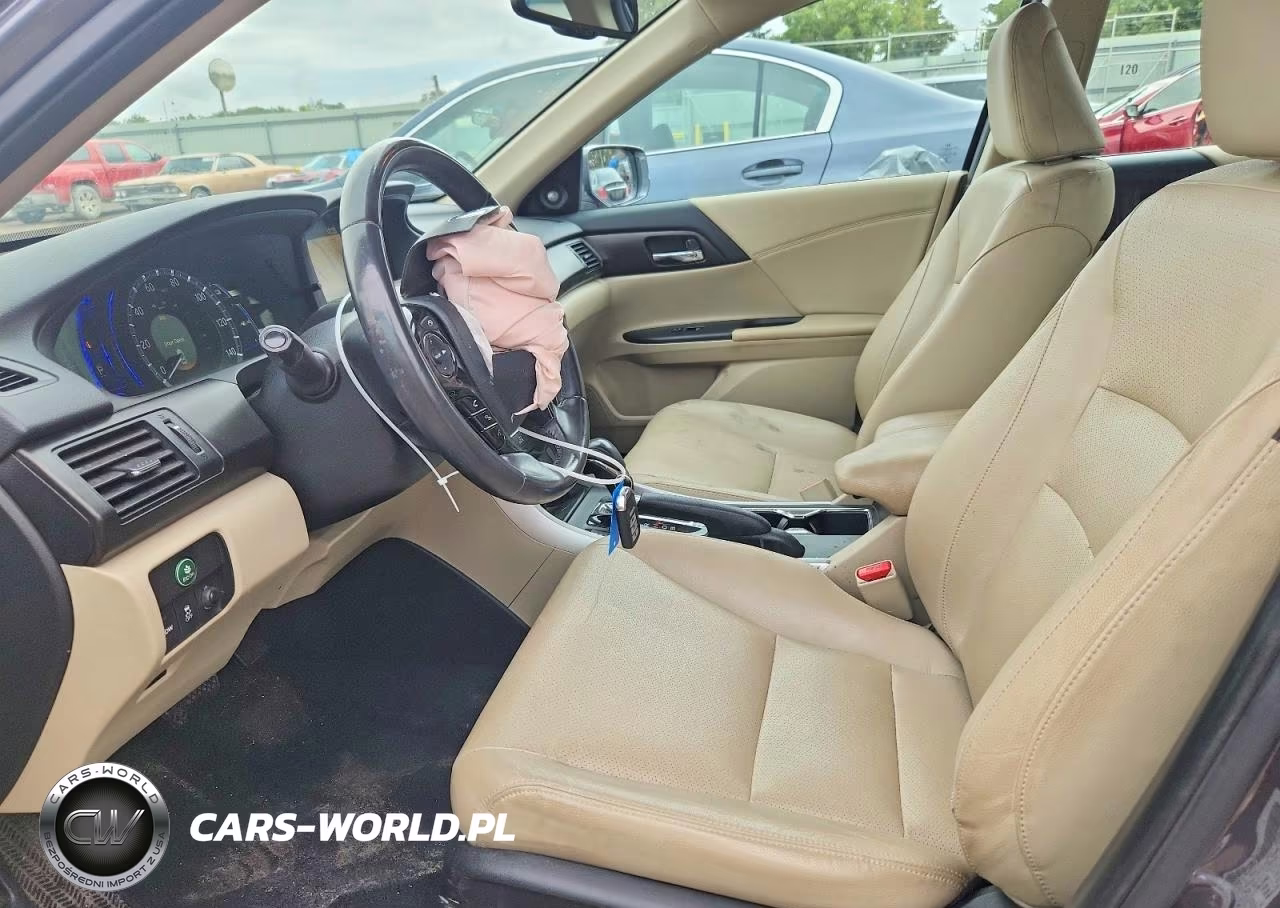 2014 Honda Accord Touring Hybrid VIN:1HGCR6F75EA001030 - 7
