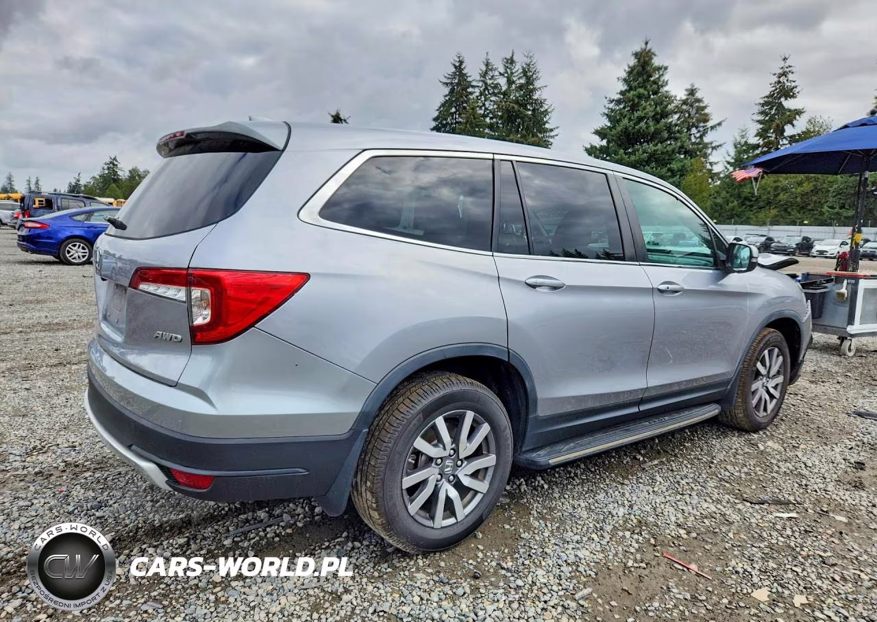 2020 Honda Pilot Exl VIN:5FNYF6H5XLB058675 - 3