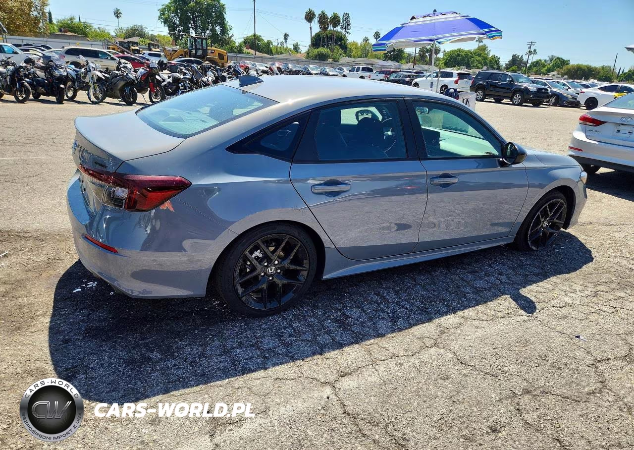 2026 Honda Civic Sport VIN:2HGFE2F51TH607665 - 3
