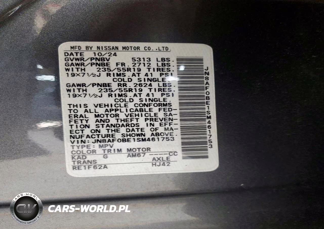 2025 Nissan Ariya Engage VIN:JN8AF0BE1SM461753 - 12