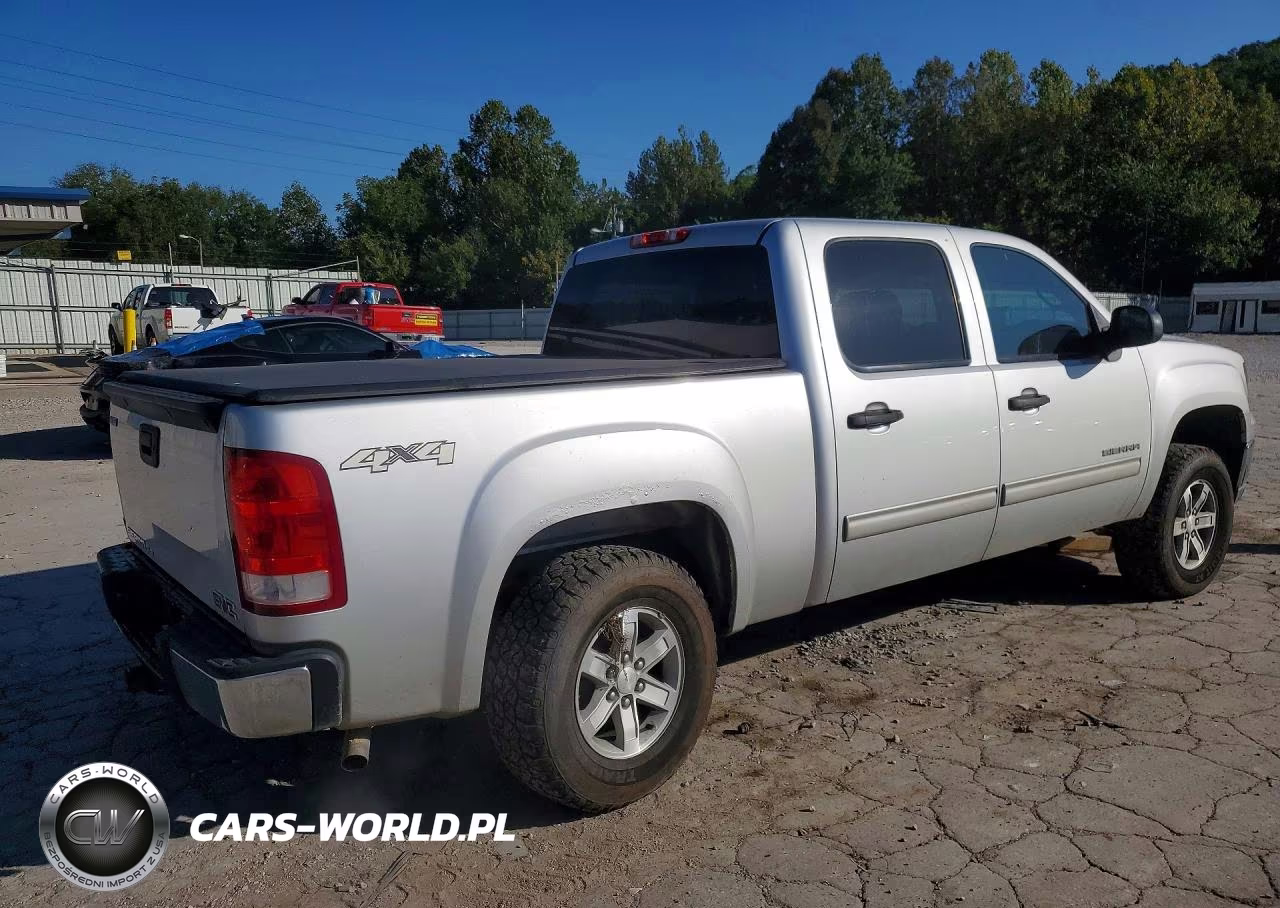 2012 GMC Sierra K1500 Sle VIN:3GTP2VE76CG211652 - 3