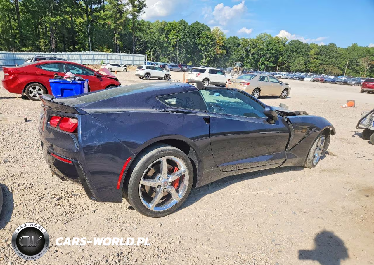 2014 Chevrolet Corvette Stingray 1Lt VIN:1G1YB2D74E5133850 - 3