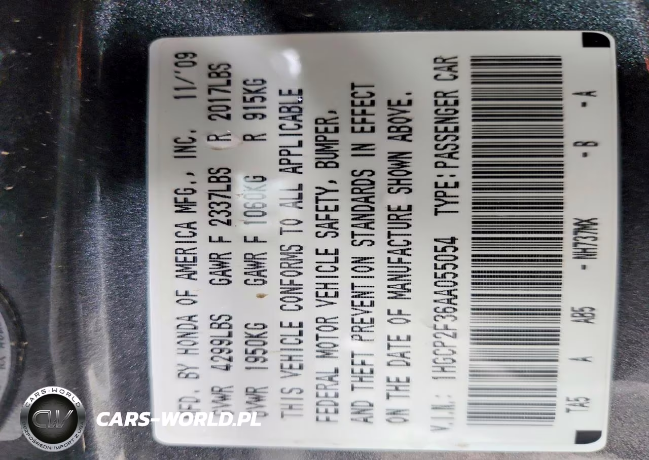 2010 Honda Accord Lx VIN:1HGCP2F36AA055054 - 13