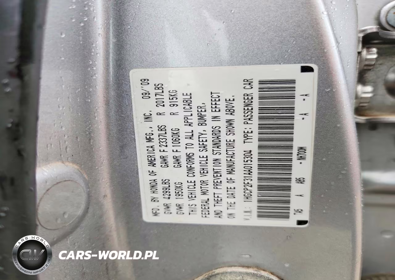 2010 Honda Accord Lx VIN:1HGCP2F31AA015304 - 13